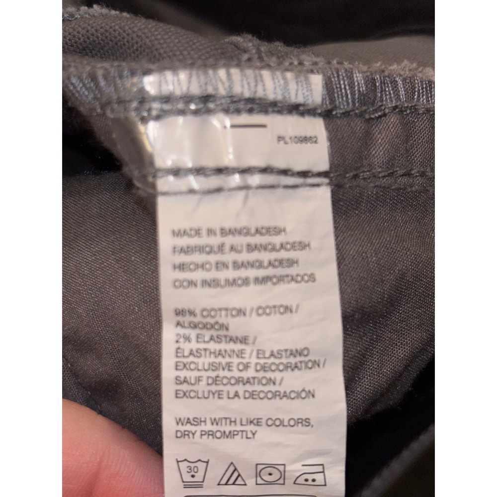 GH Bass & Co Mens Grey Canvas Utility Pants Straight Leg 32x32 PL109862 - Picture 6 of 6